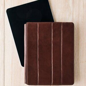 new  ~ Latico Brown Leather iPad Protective Case size 10” L x 8” W x 1” D
